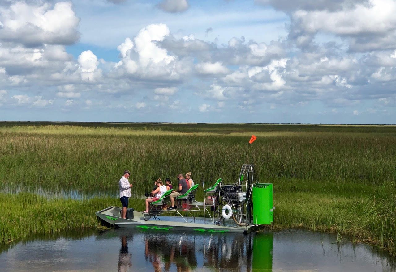 Airboat-in-Everglades